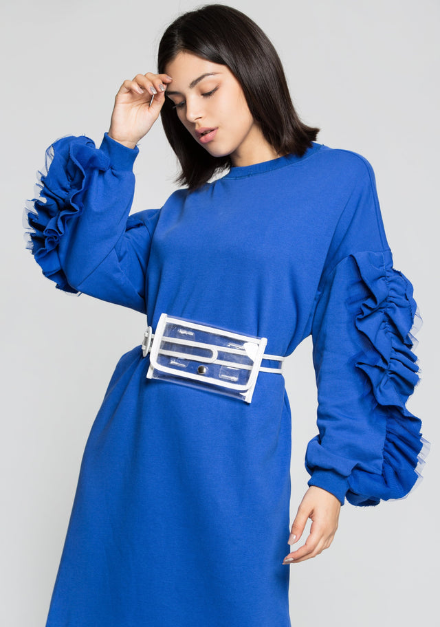 White Clear Wristlet Bag - ownthelooks-Development