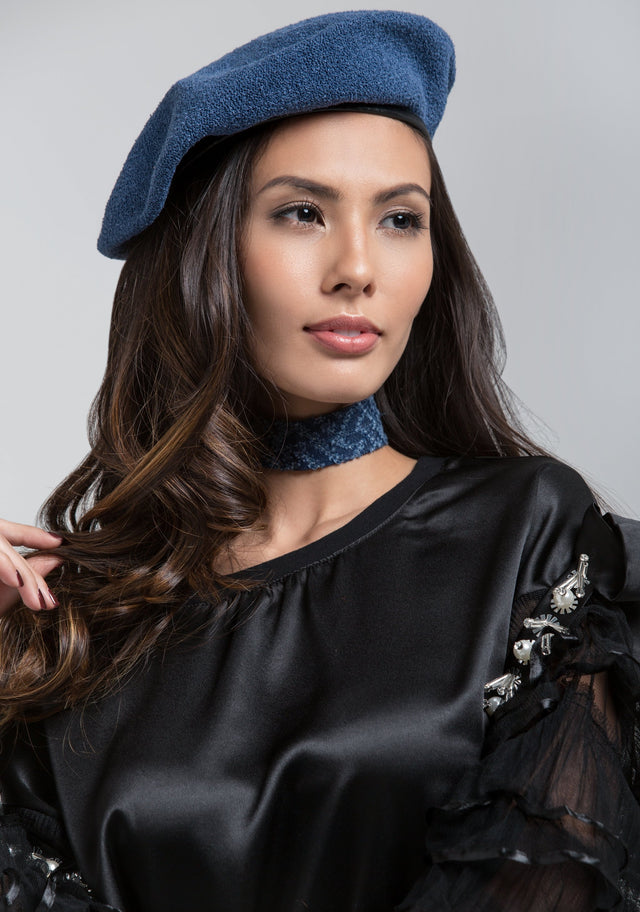 Blue Beret Hat - ownthelooks-Development