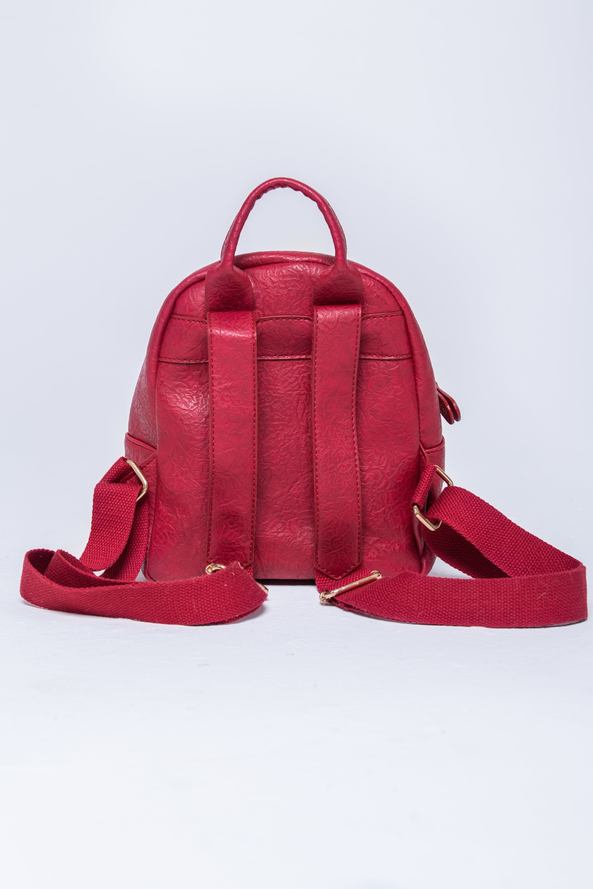 Cherry Red Mini Backpack - ownthelooks-Development Cherry Red Mini Backpack - ownthelooks-Development