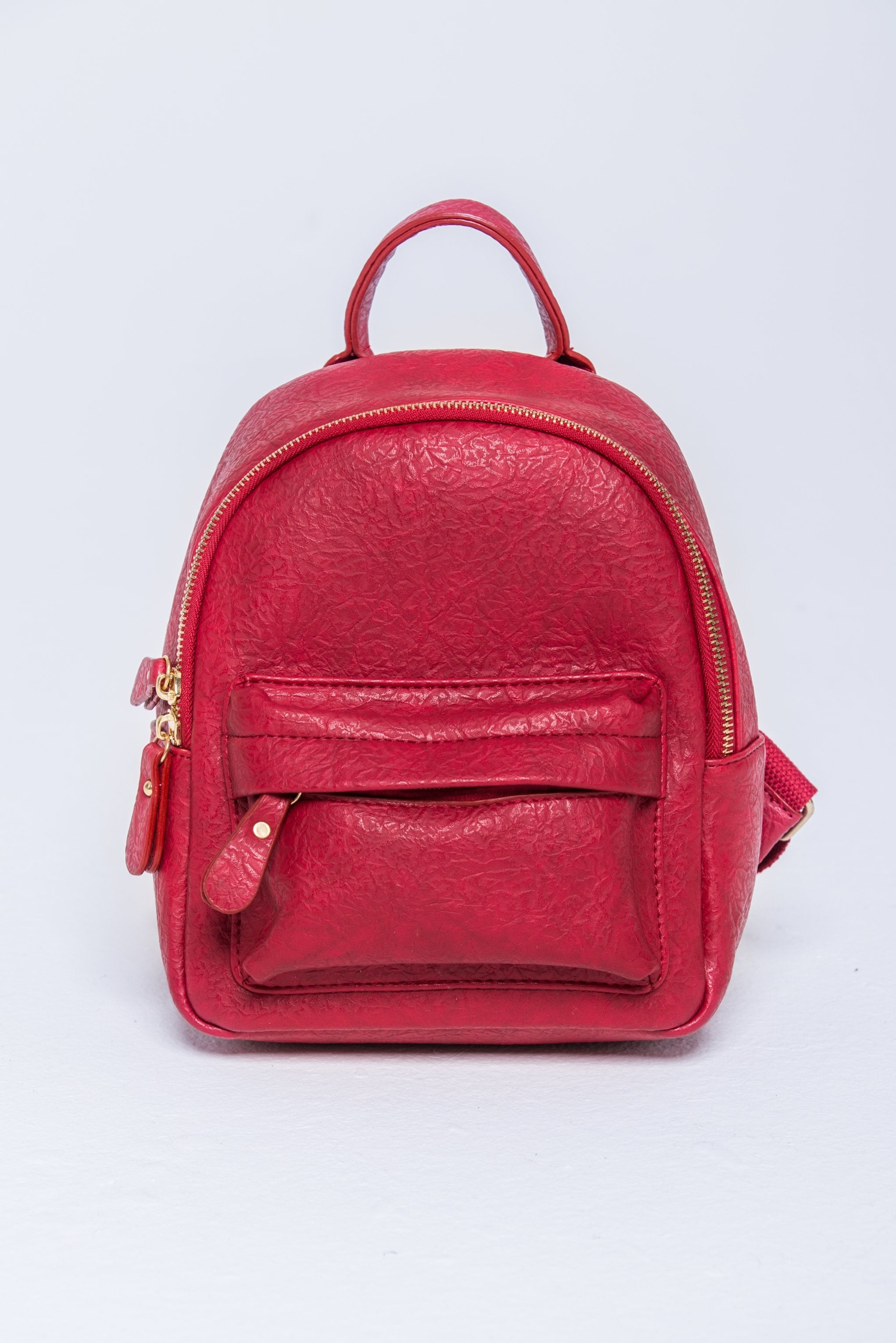 Cherry Red Mini Backpack - ownthelooks-Development Cherry Red Mini Backpack - ownthelooks-Development