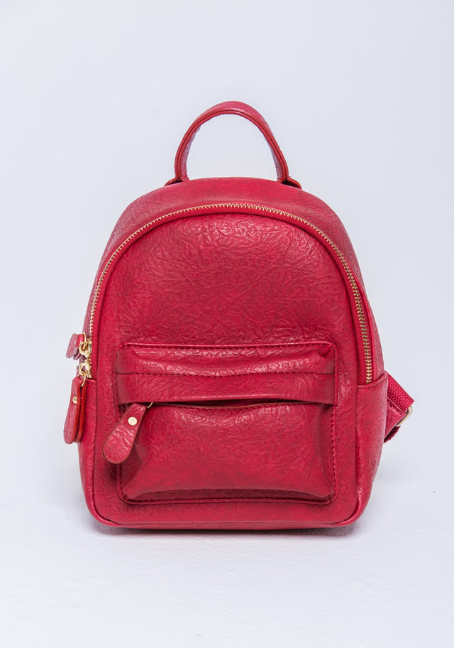 Cherry Red Mini Backpack - ownthelooks-Development