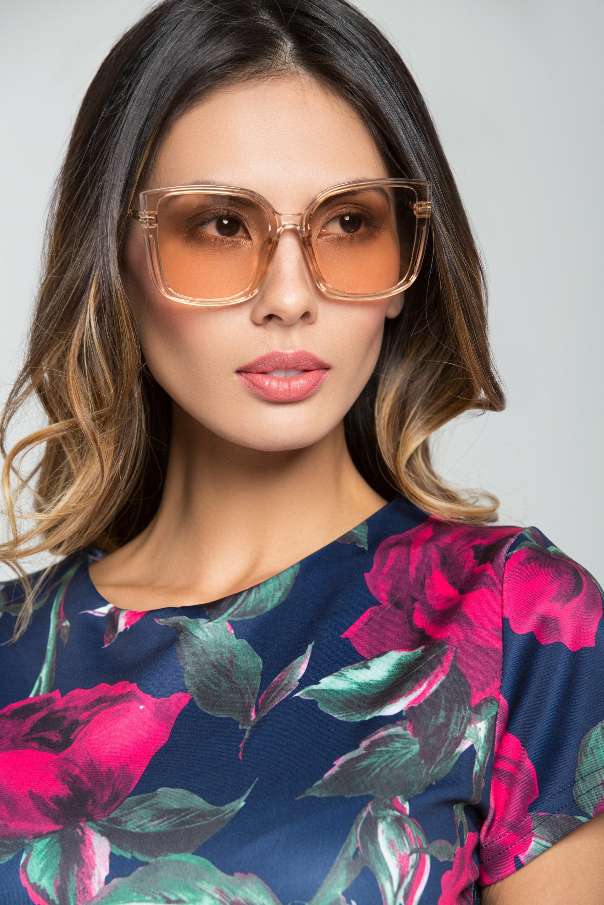 Transparent Pointy Tip Square Sunglasses - ownthelooks-Development Transparent Pointy Tip Square Sunglasses - ownthelooks-Development