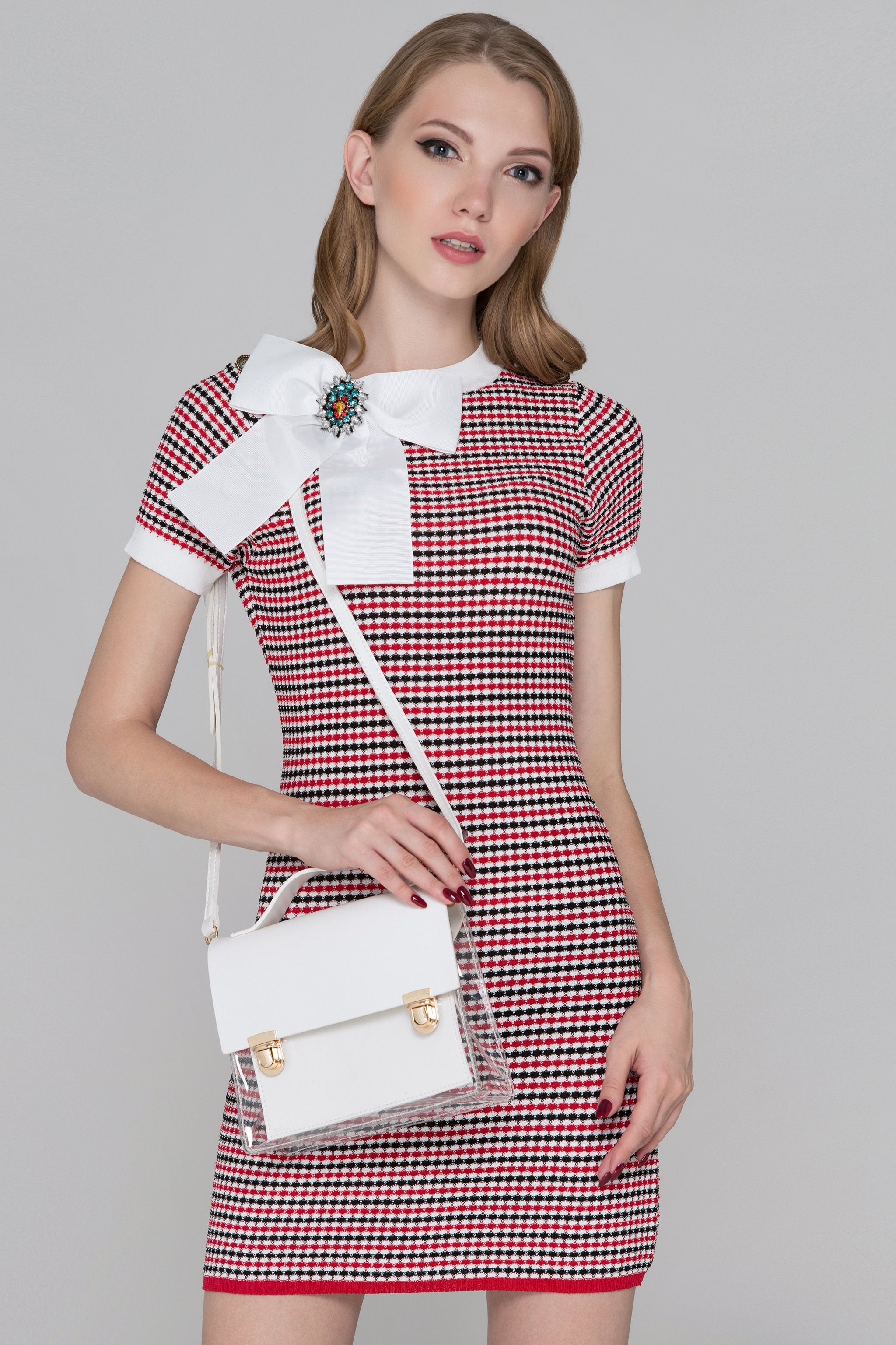 White Transparent Satchel - ownthelooks-Development White Transparent Satchel - ownthelooks-Development