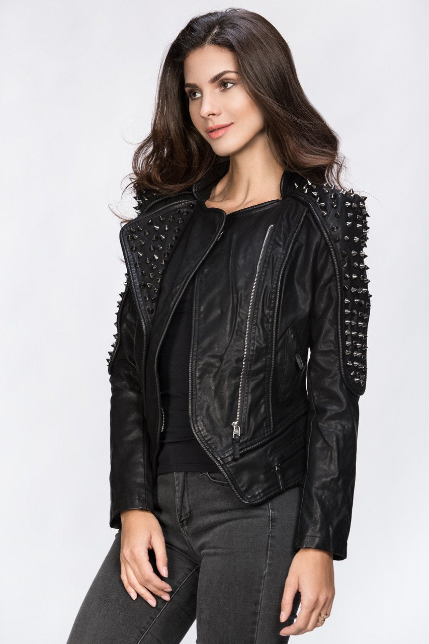 RockStar Studded Jacket - ownthelooks-Development