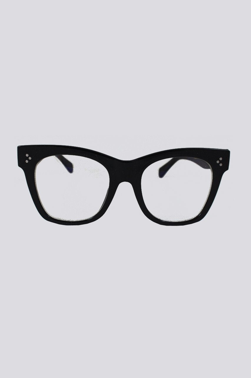 Black Frame Nerdy Glasses - ownthelooks-Development