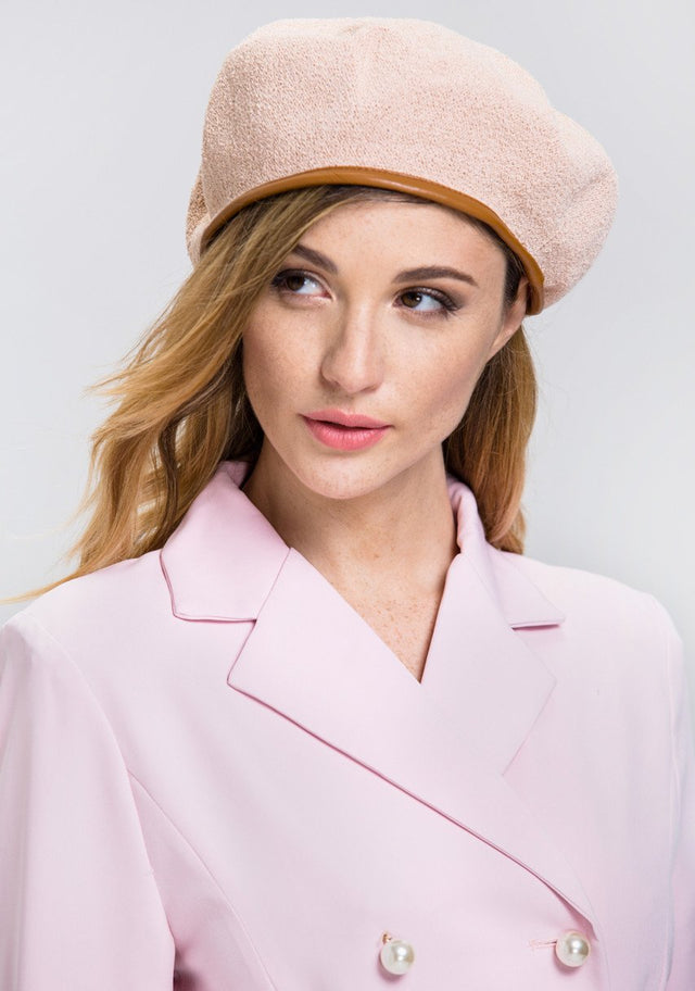 Peach Beret hat - ownthelooks-Development