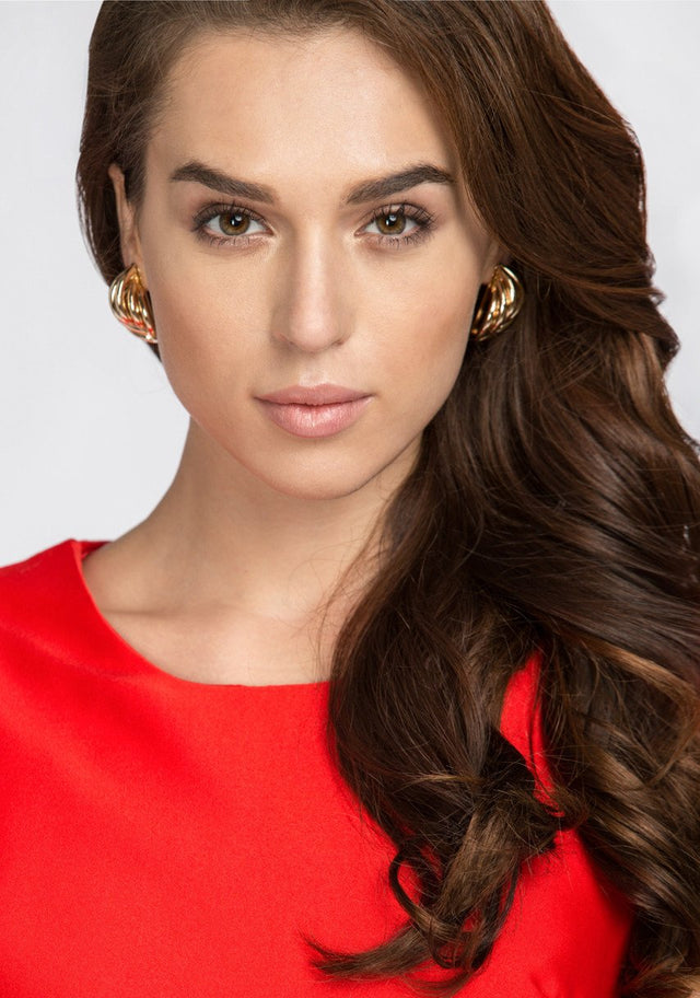 Gold Fish Tail Earrings - ownthelooks-Development