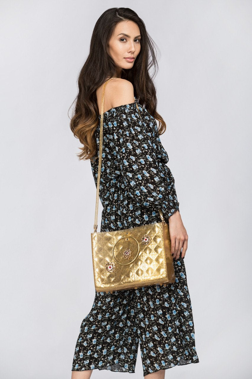 Gold Blush Quilted Jelly Bag - ownthelooks-Development