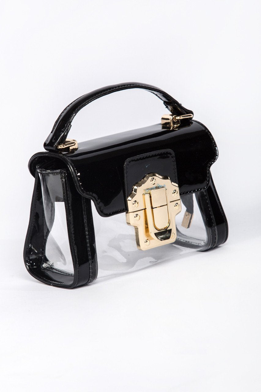 Black Transparent Mini Pochette - ownthelooks-Development