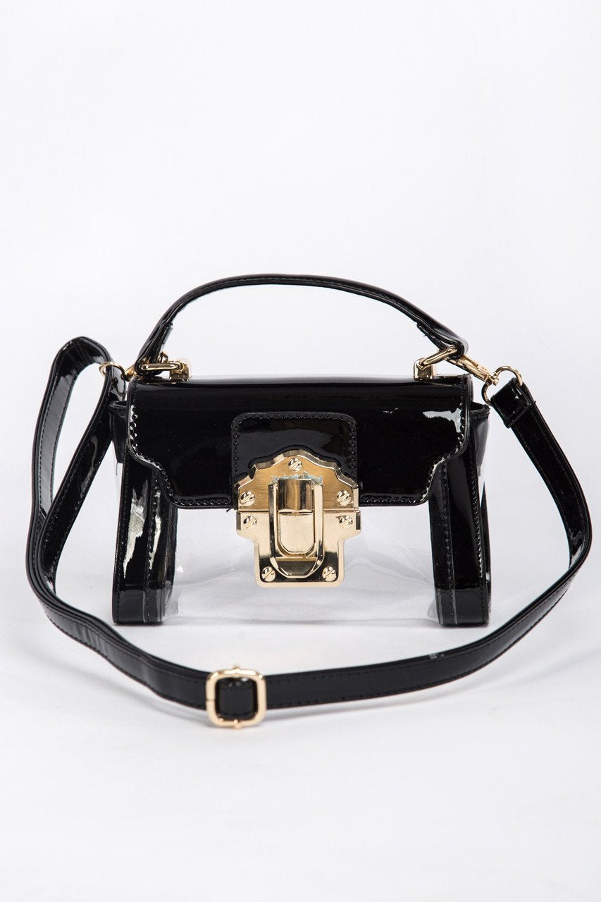 Black Transparent Mini Pochette - ownthelooks-Development