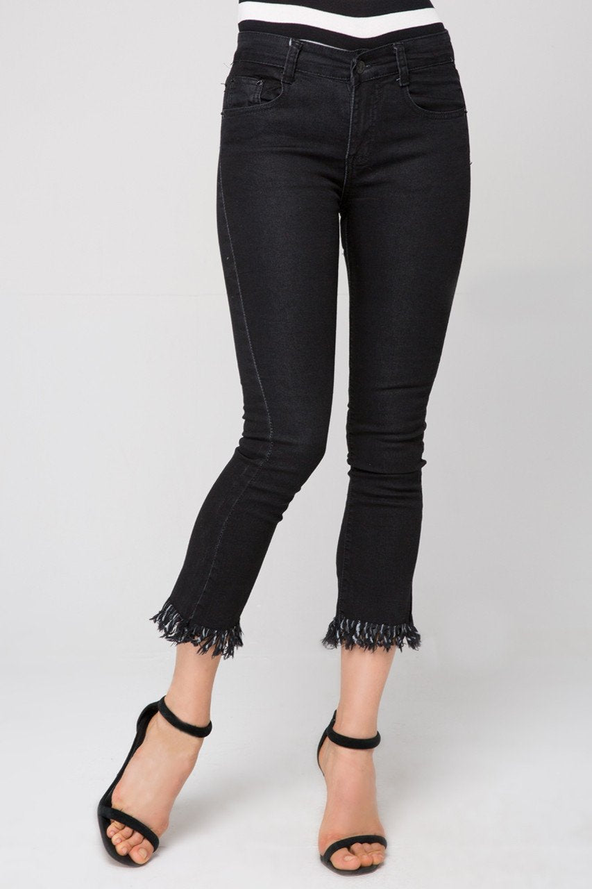 Black Denim Jeans - ownthelooks-Development