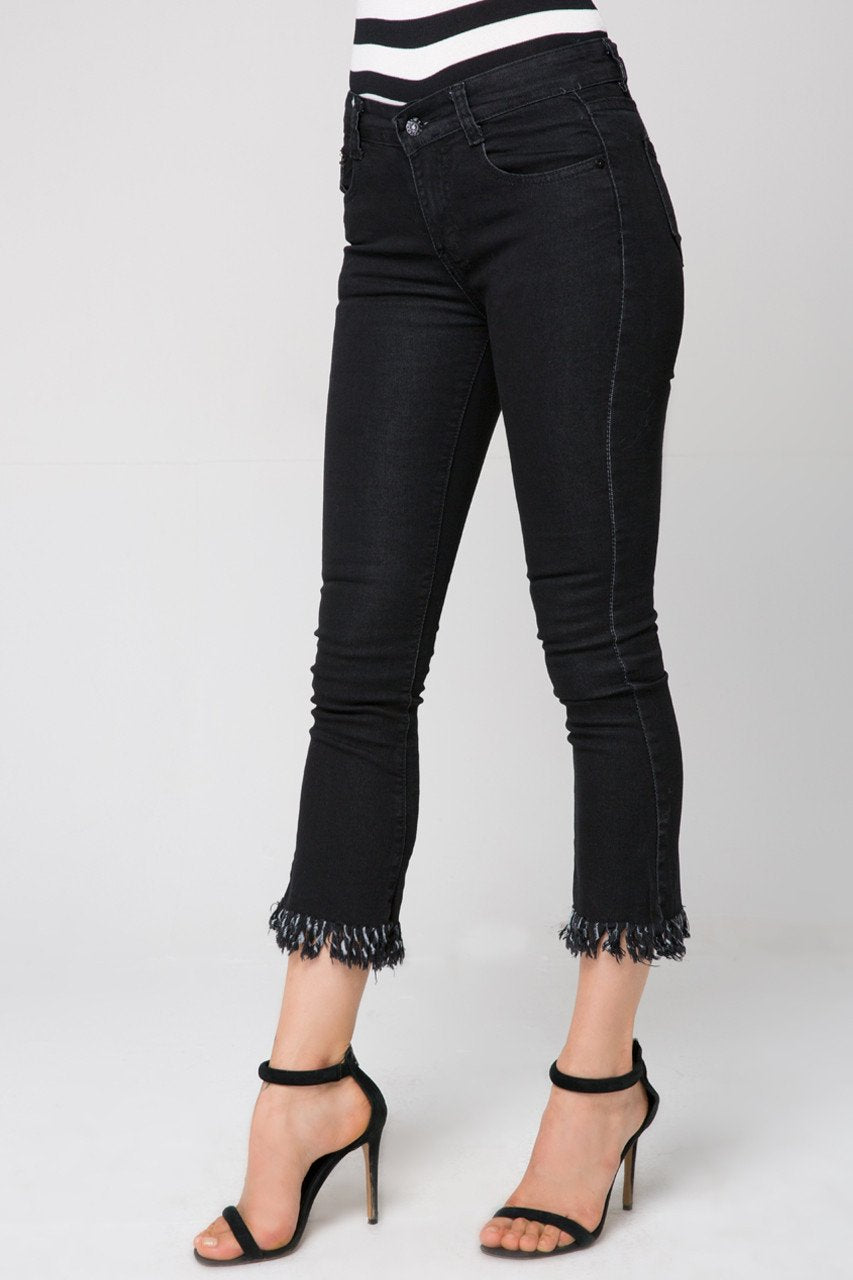 Black Denim Jeans - ownthelooks-Development