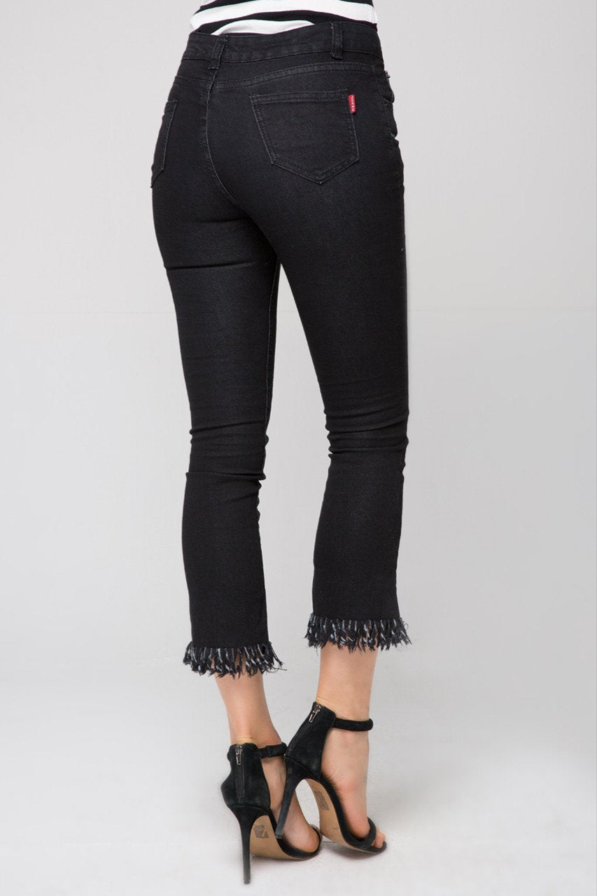 Black Denim Jeans - ownthelooks-Development