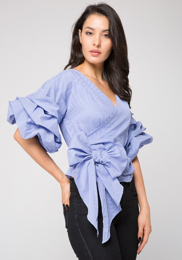 Funnel Wrap Around Top - ownthelooks-Development