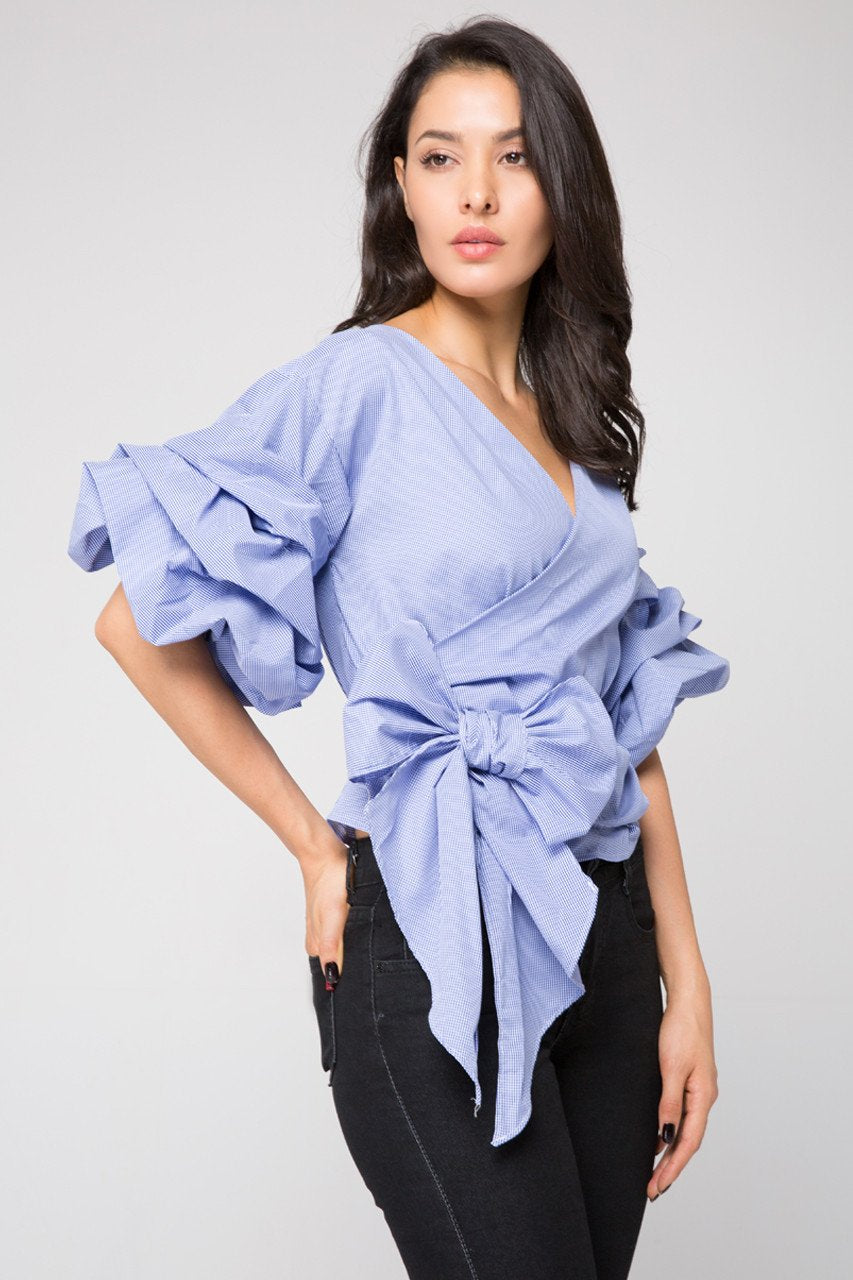 Funnel Wrap Around Top - ownthelooks-Development