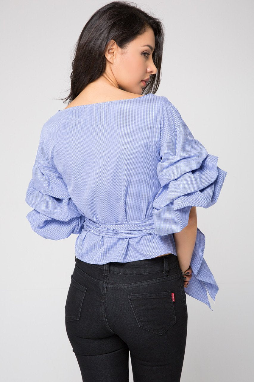 Funnel Wrap Around Top - ownthelooks-Development