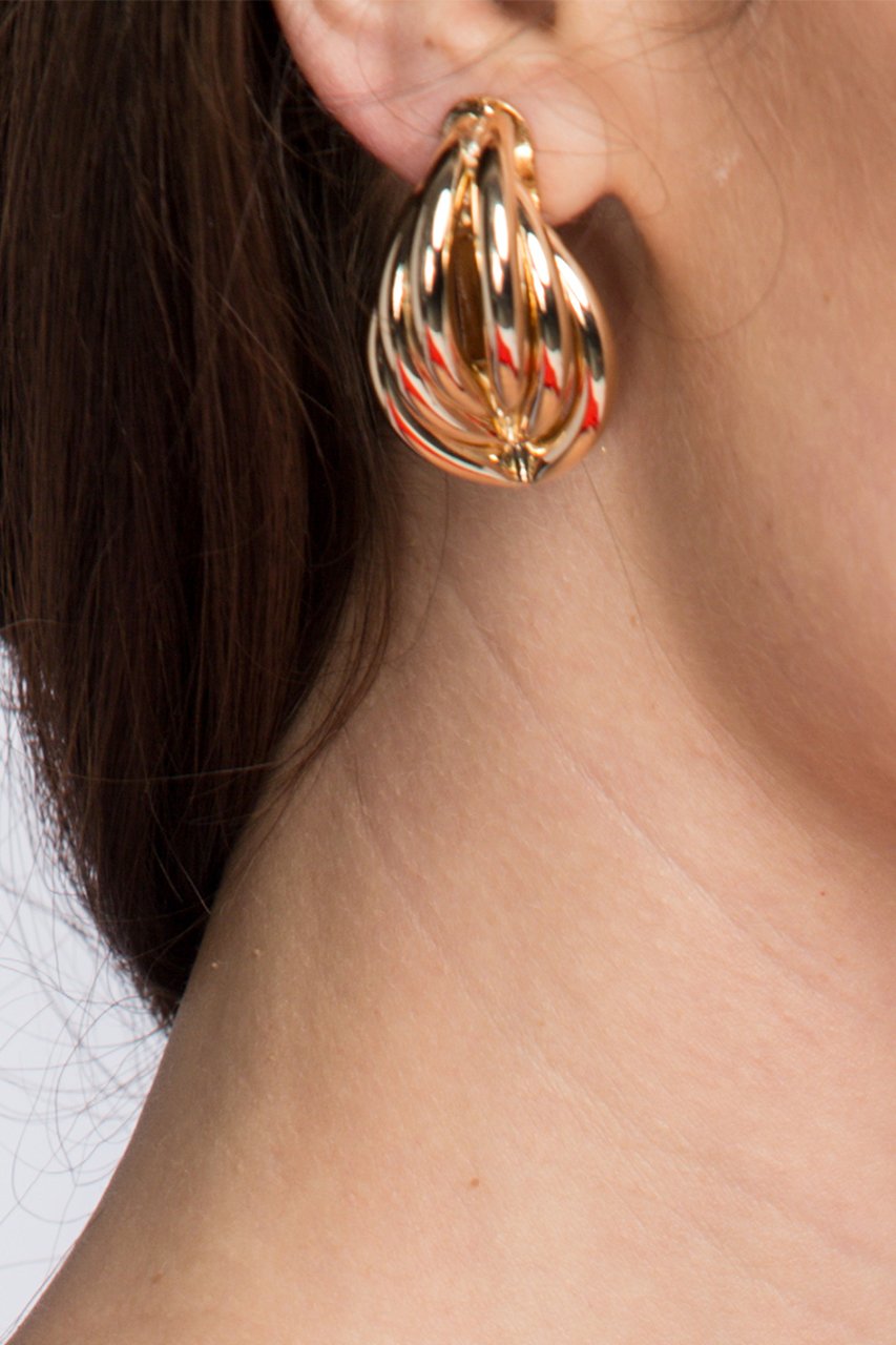 Gold Fish Tail Earrings - ownthelooks-Development