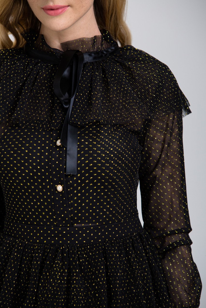 Midnight Sparkle Sheer Maxi Dress - ownthelooks-Development