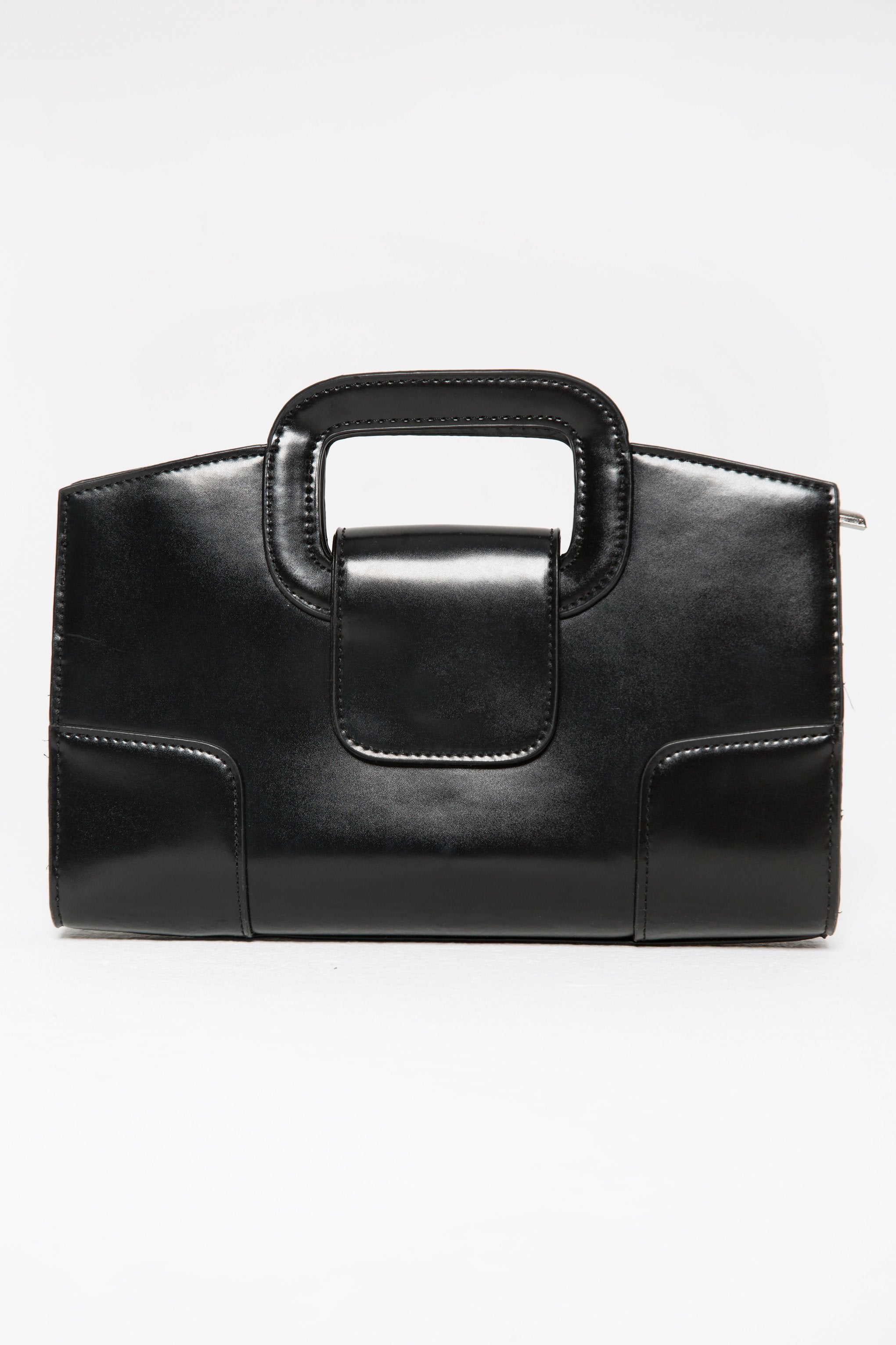 Black Statement Frame Bag - ownthelooks-Development