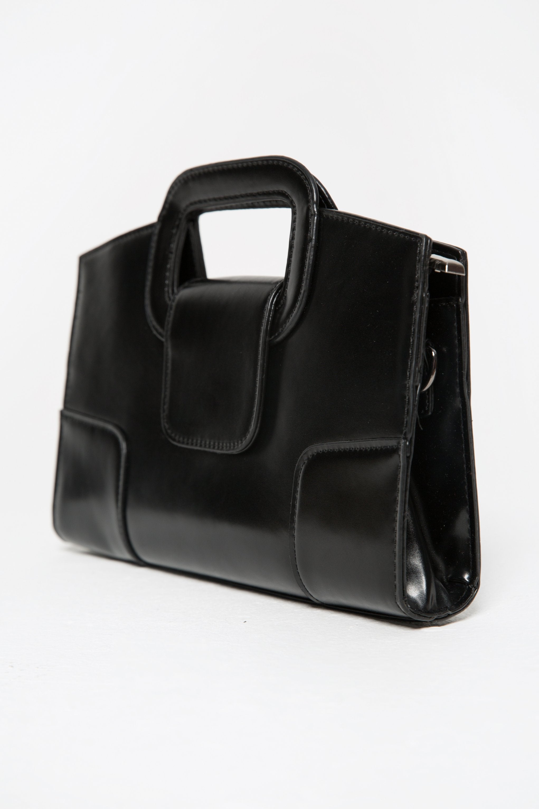 Black Statement Frame Bag - ownthelooks-Development