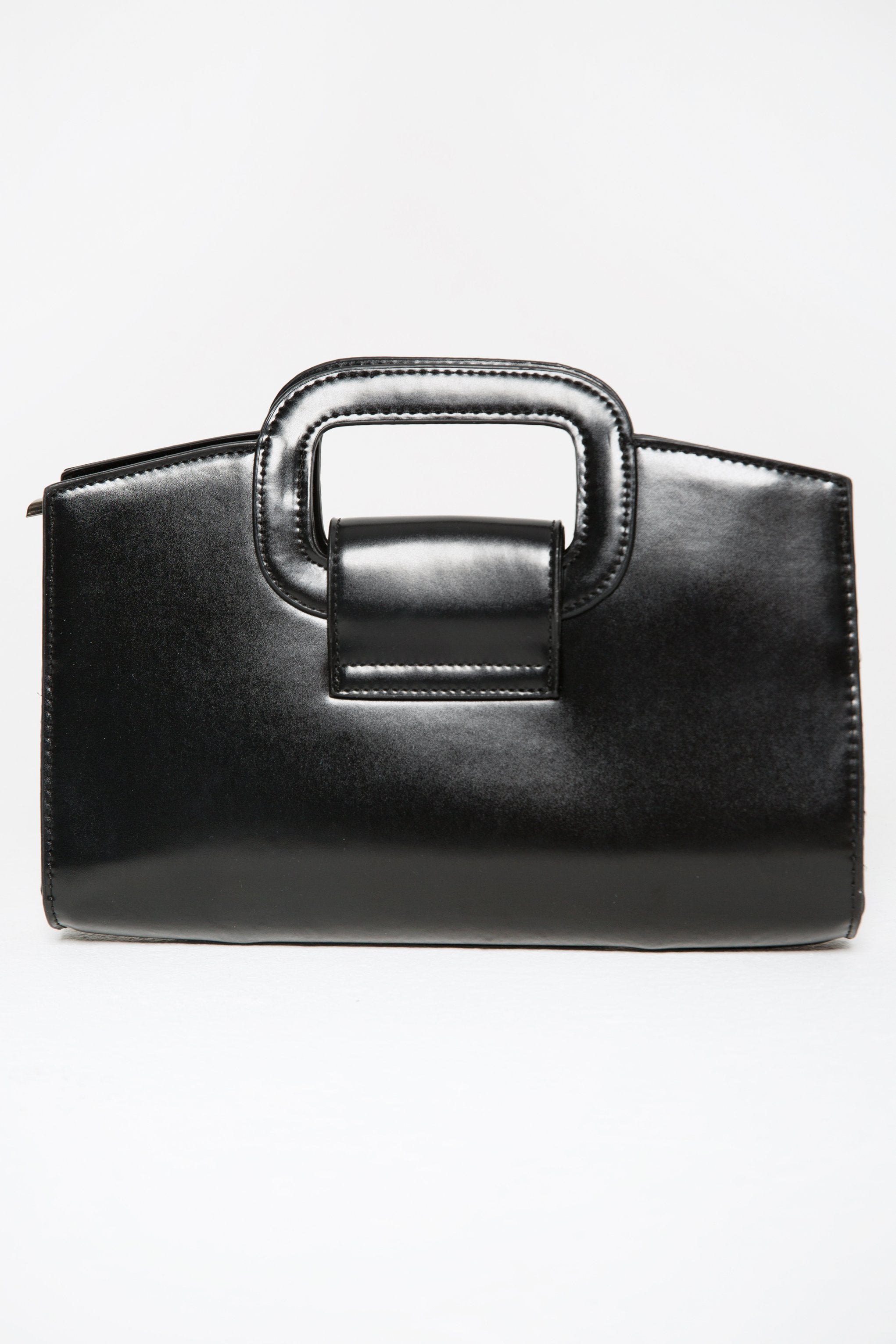 Black Statement Frame Bag - ownthelooks-Development