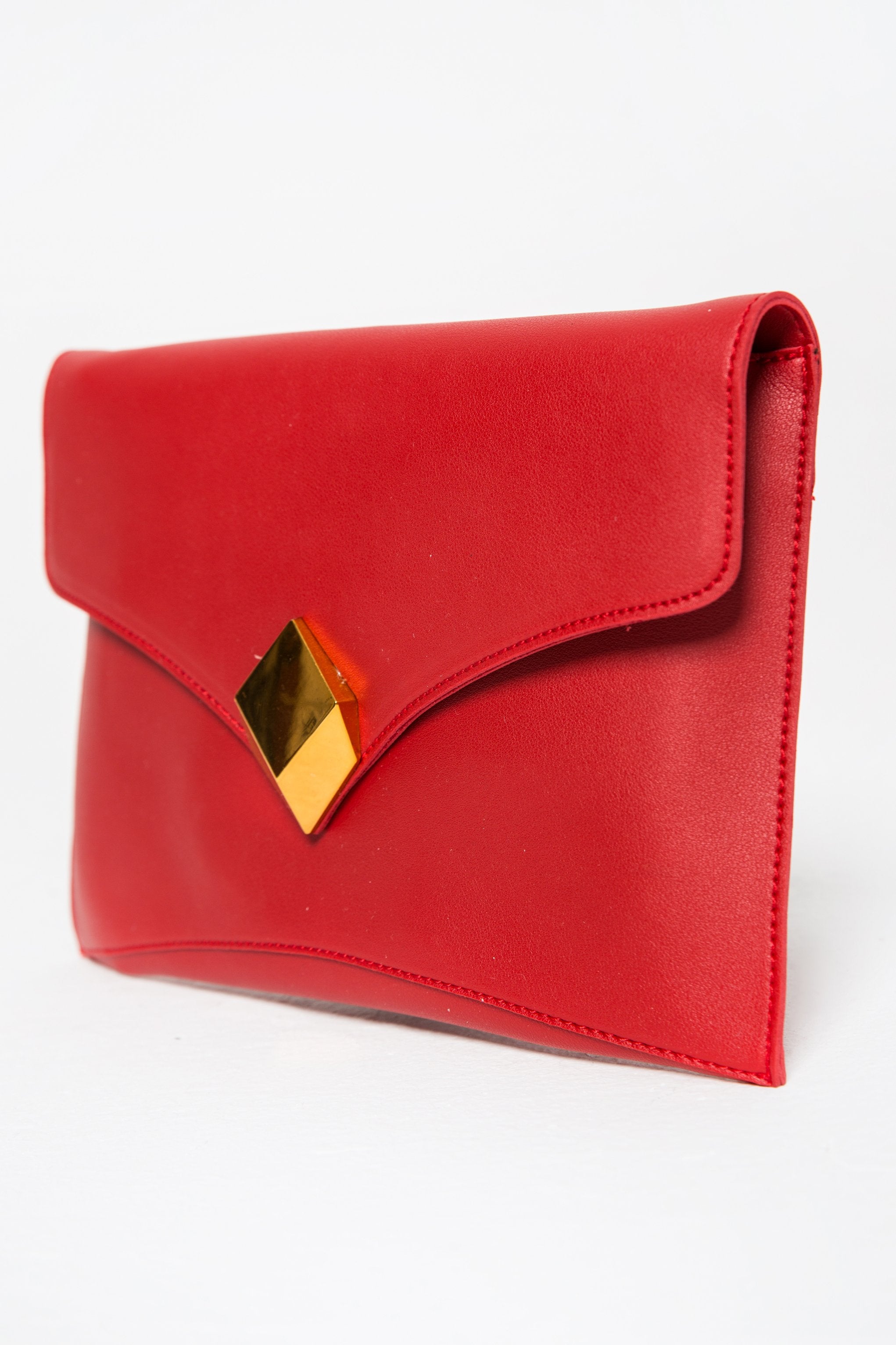 Candy Red Statement Wristlet Bag - ownthelooks-Development