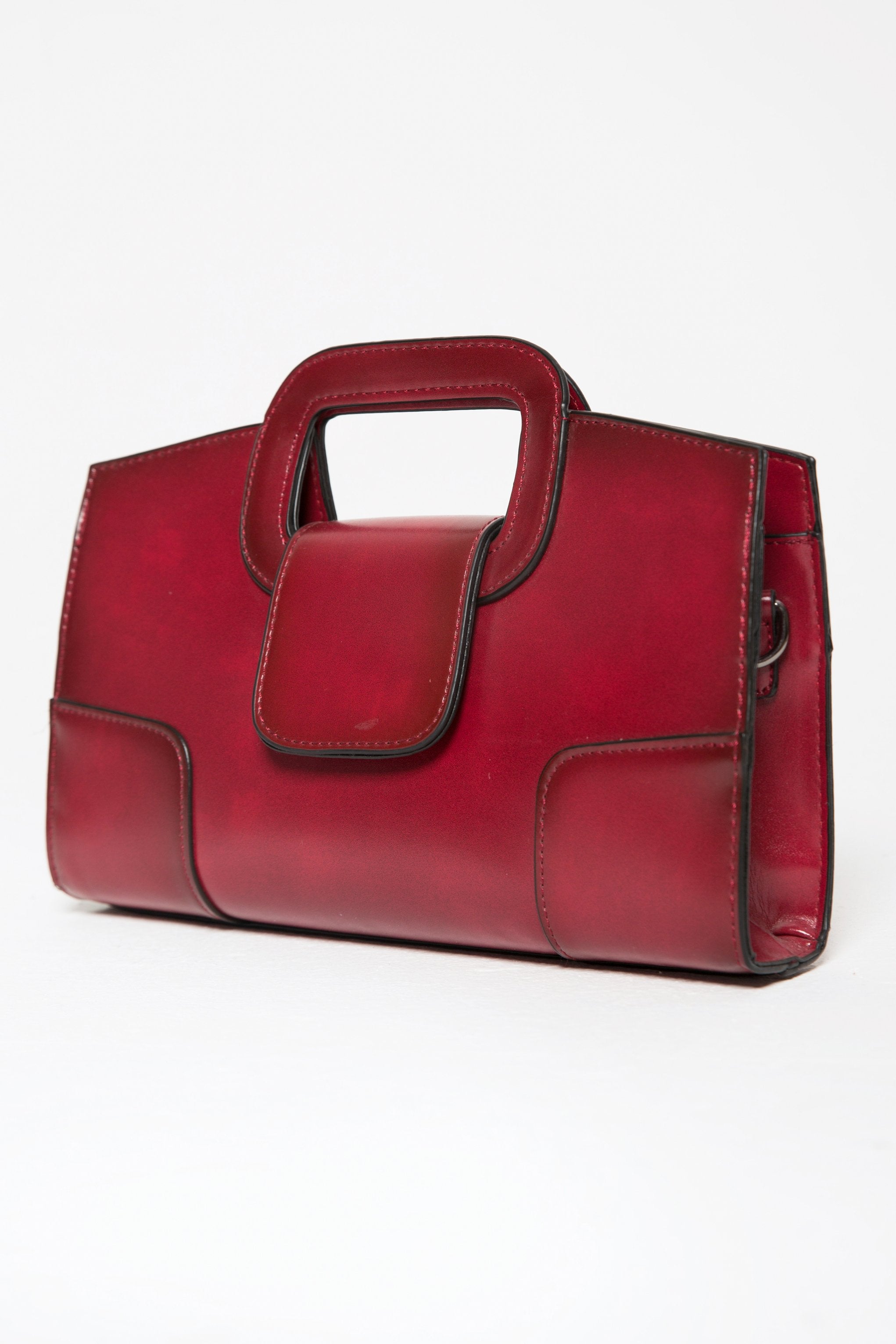 Red Statement Frame Bag - ownthelooks-Development