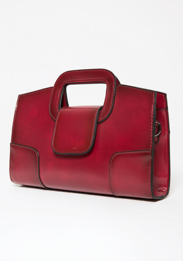 Red Statement Frame Bag - ownthelooks-Development