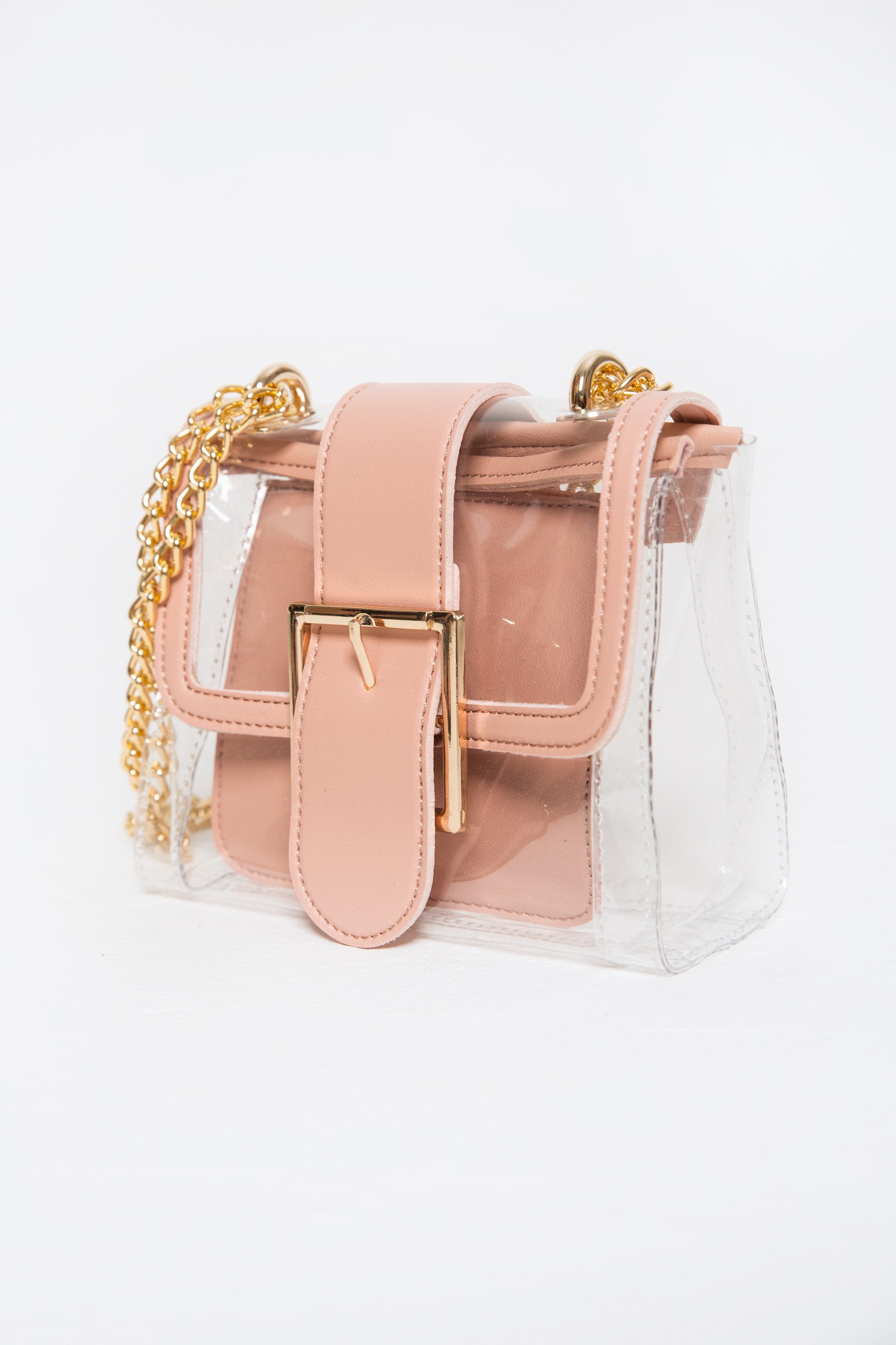 Cantaloupe Peach Trim Transparent Bag - ownthelooks-Development
