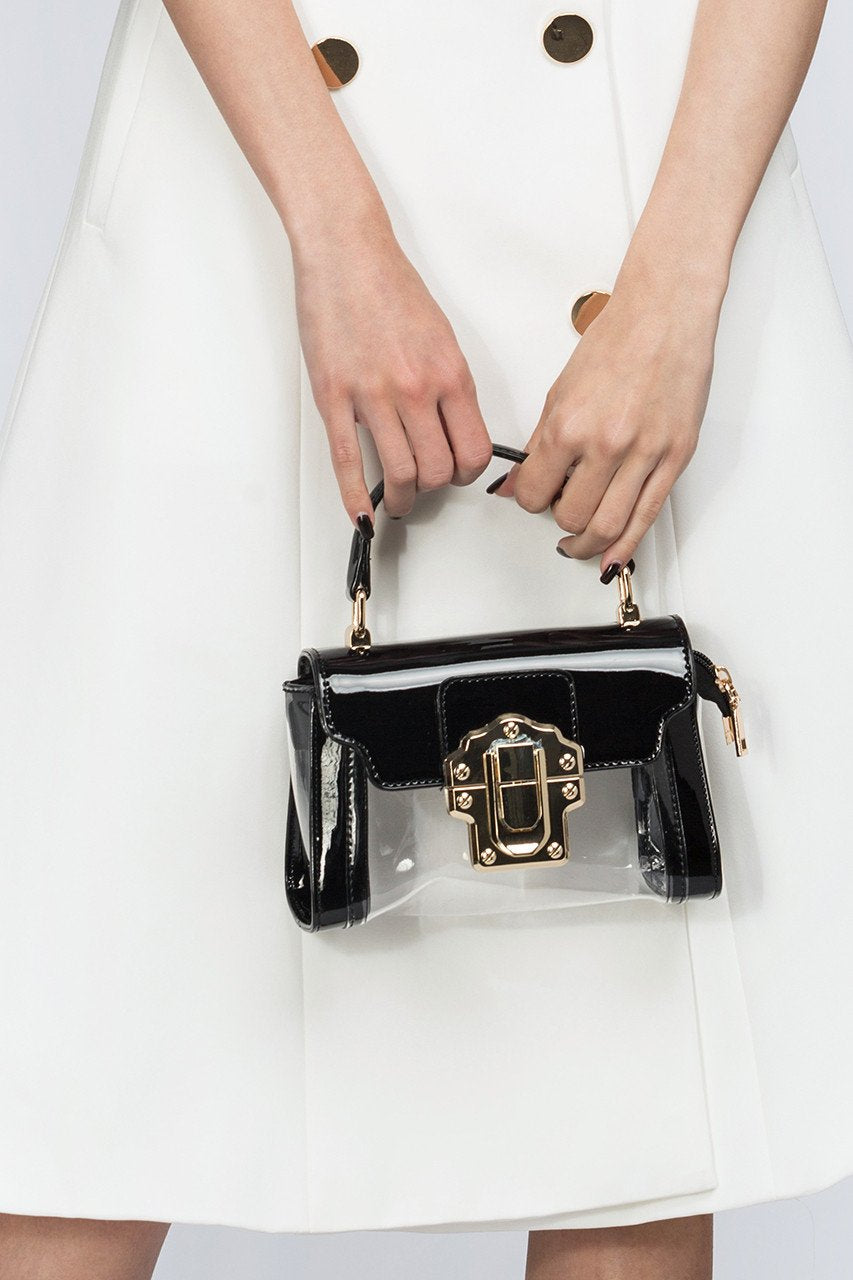 Black Transparent Mini Pochette - ownthelooks-Development