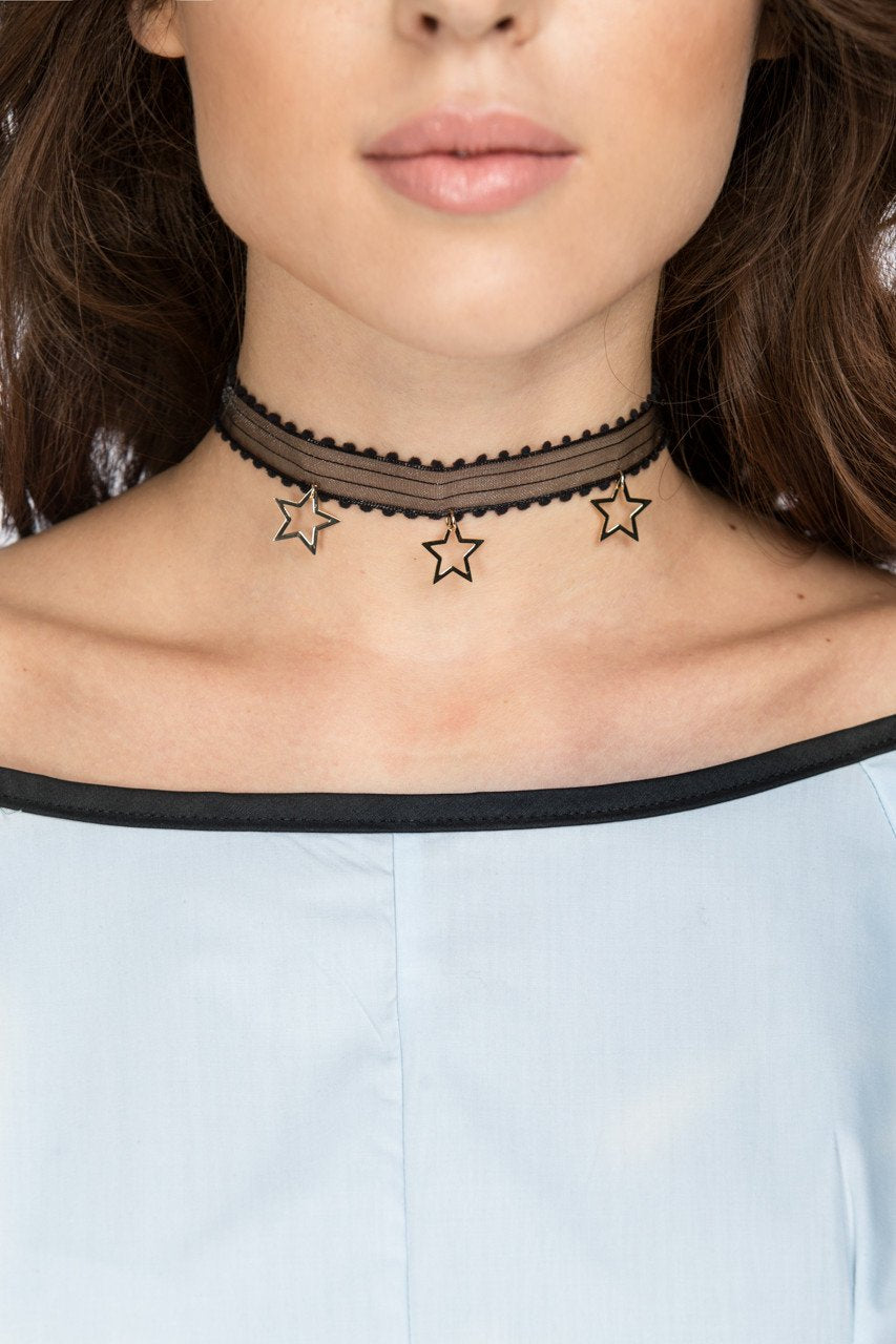 Blue Tiered Ruffle Sleeve Off the Shoulder Top - ownthelooks-Development