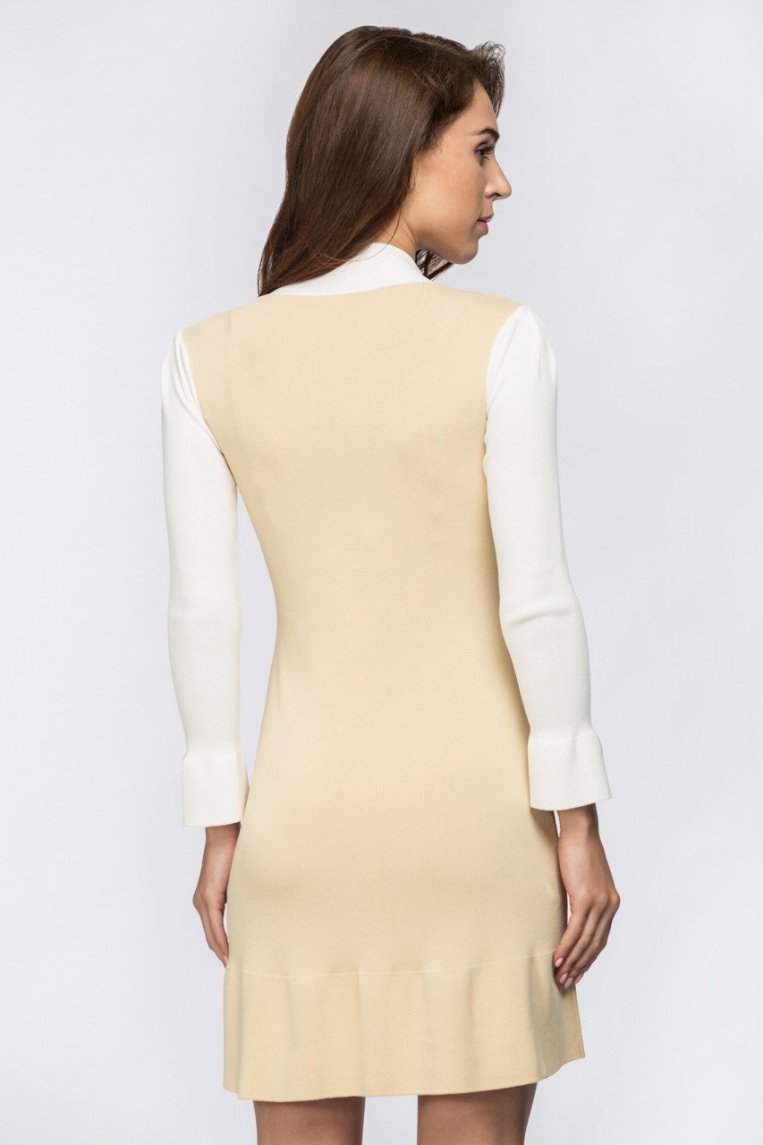 Cream School Girl Mini Dress - ownthelooks-Development