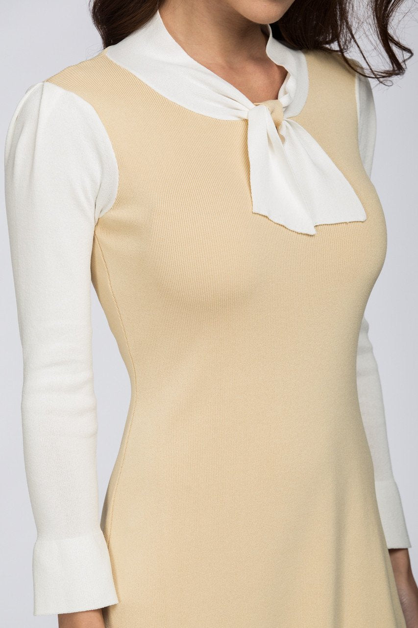 Cream School Girl Mini Dress - ownthelooks-Development