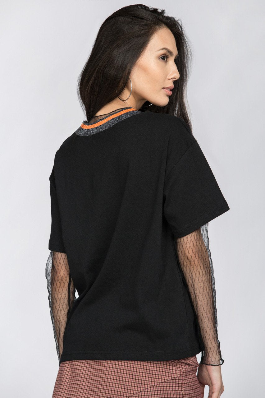 Guns & Roses Vintage T-Shirt with mesh - ownthelooks-Development