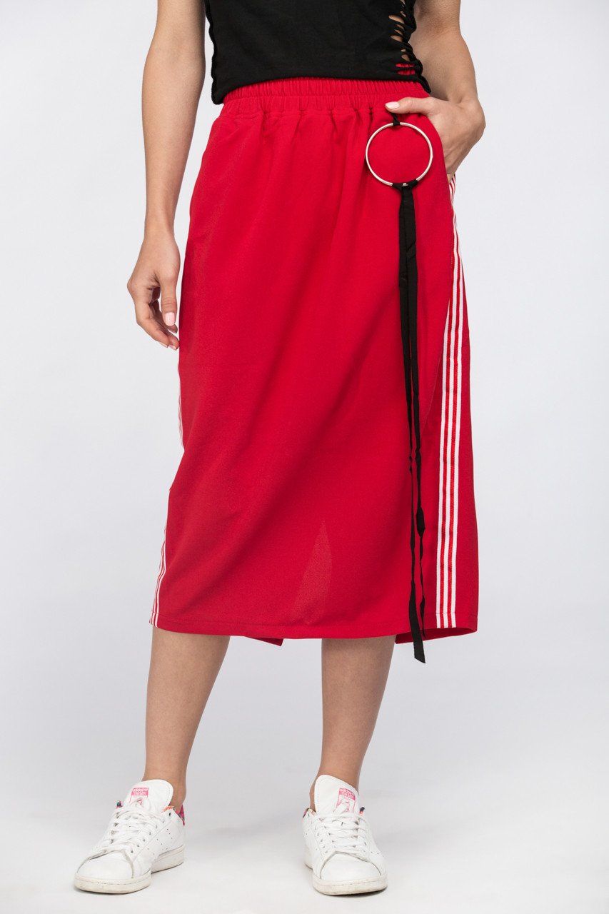 Maram Zbaeda - Red Sweat Skirt - ownthelooks-Development