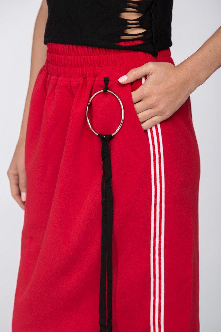 Maram Zbaeda - Red Sweat Skirt - ownthelooks-Development