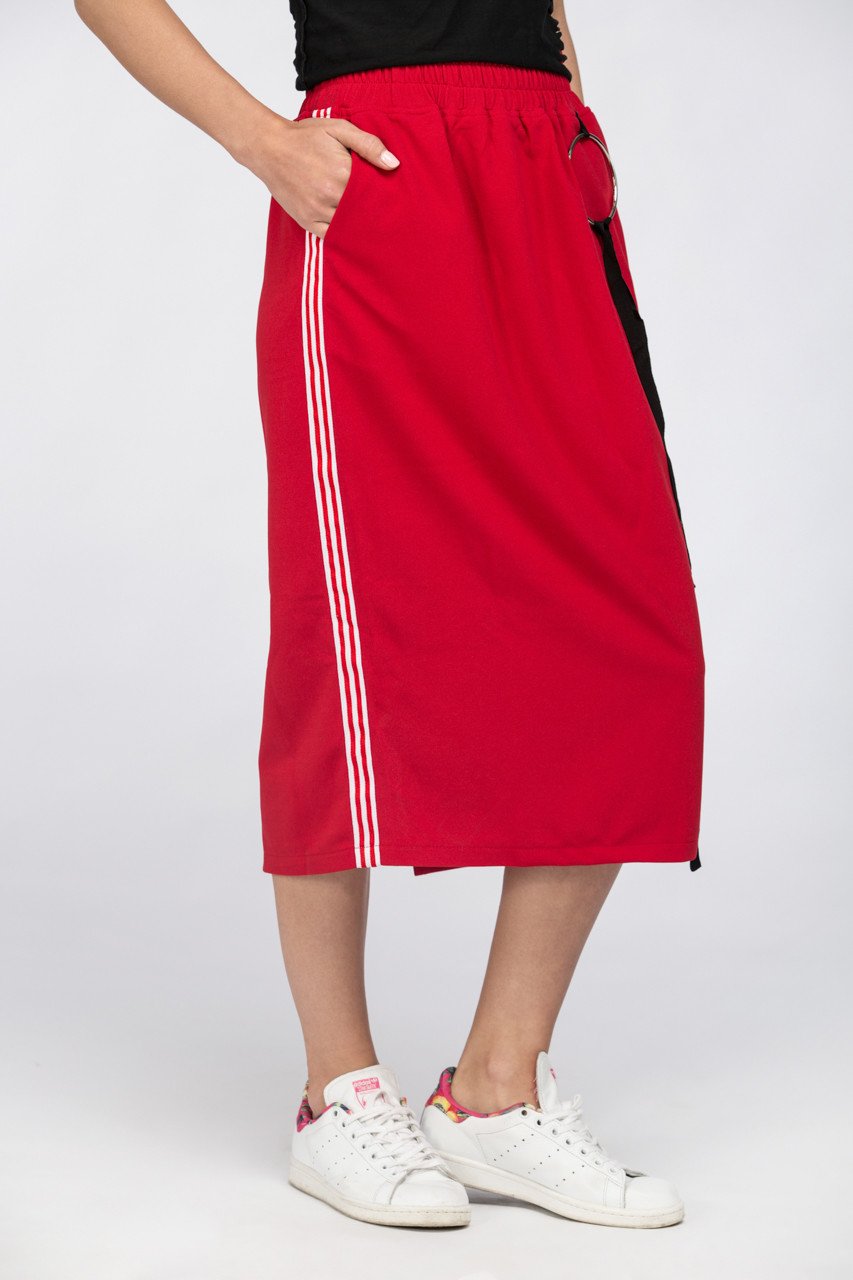 Maram Zbaeda - Red Sweat Skirt - ownthelooks-Development