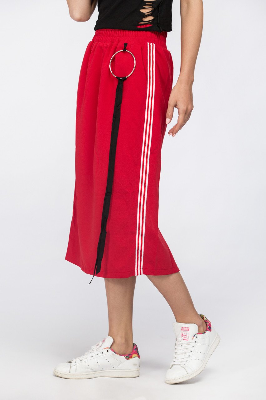 Maram Zbaeda - Red Sweat Skirt - ownthelooks-Development
