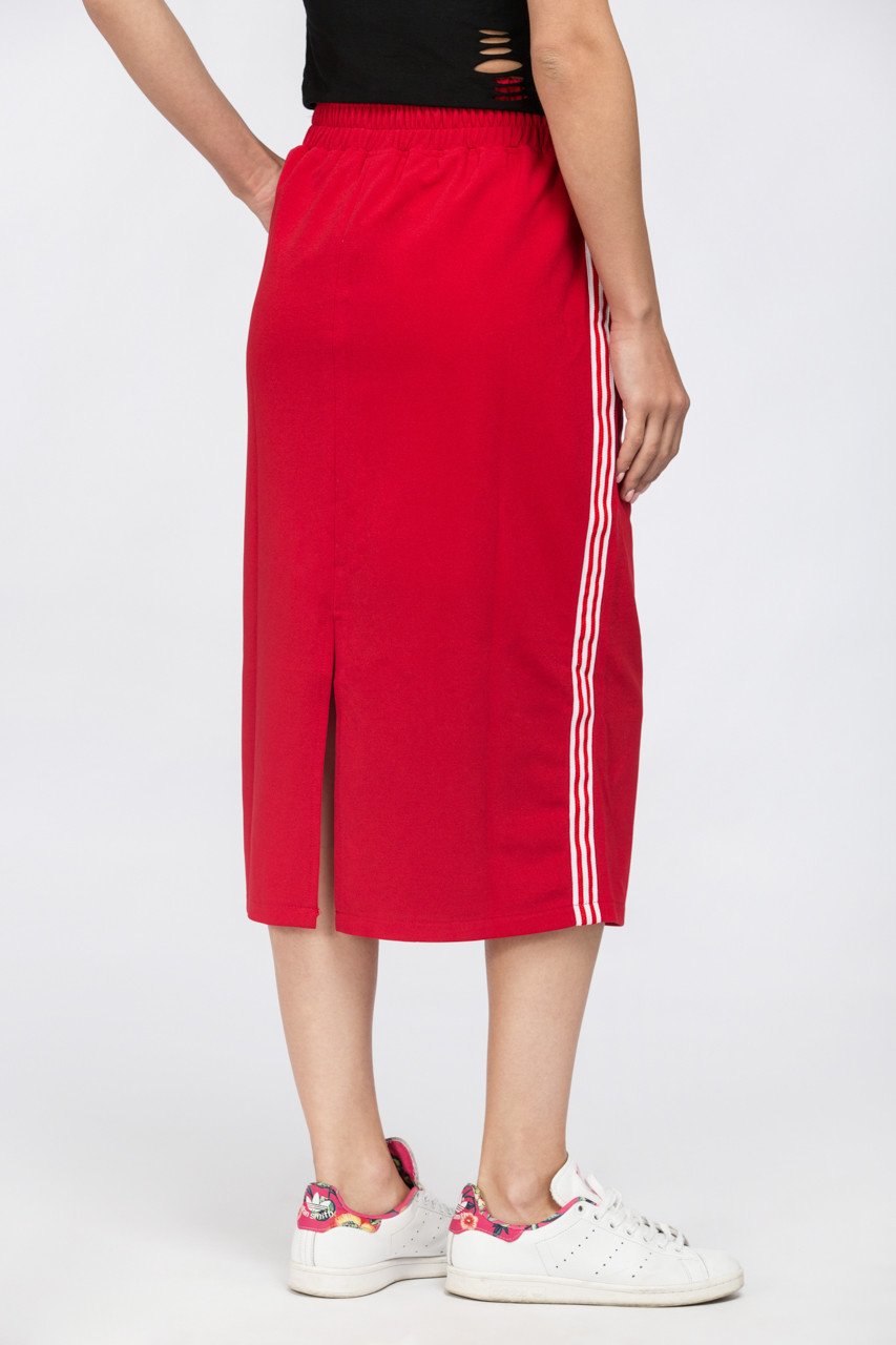 Maram Zbaeda - Red Sweat Skirt - ownthelooks-Development