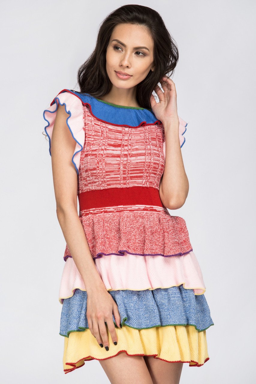 Ruffled Lollipop Knit Top - ownthelooks-Development
