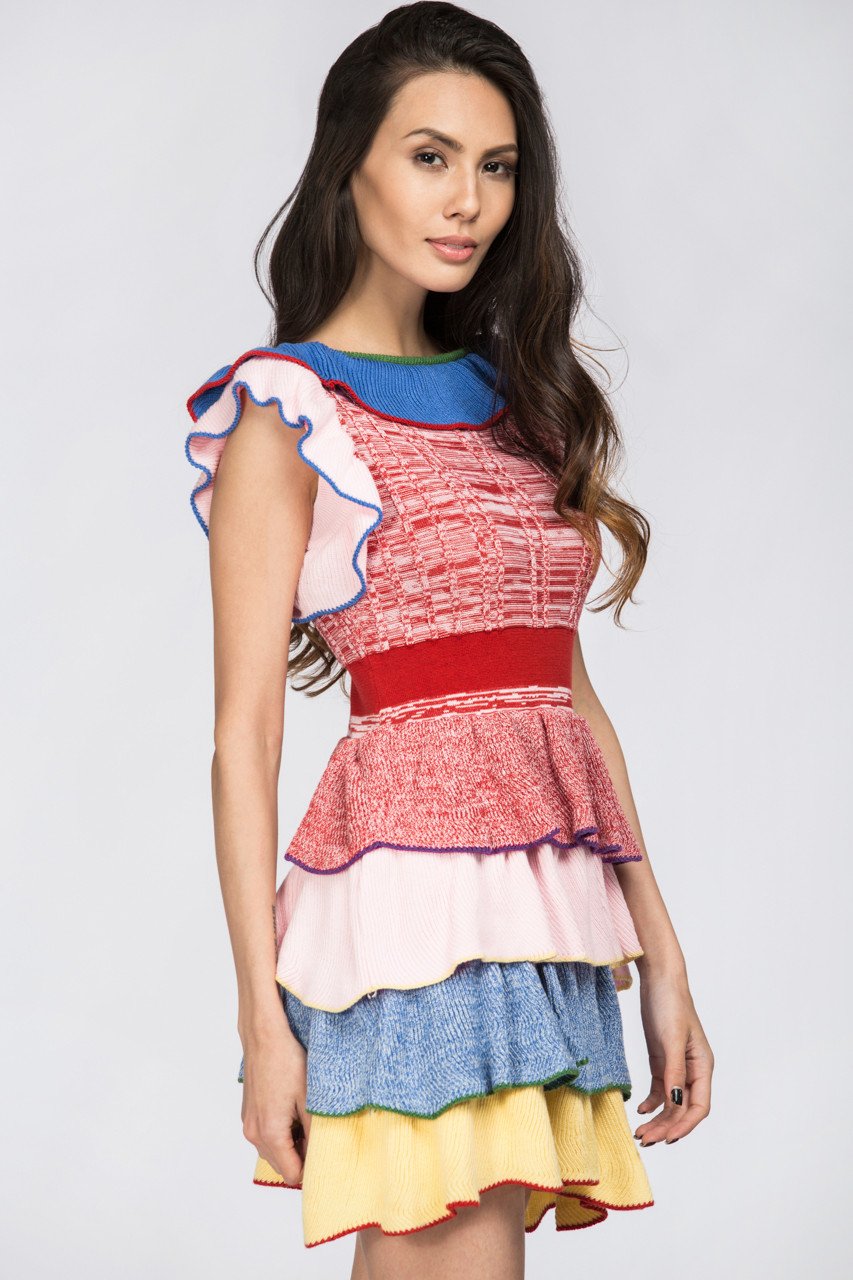 Ruffled Lollipop Knit Top - ownthelooks-Development