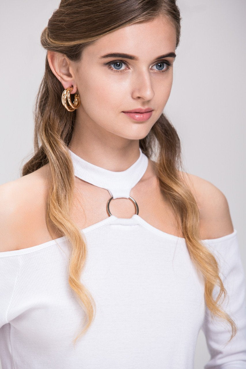 Three Hoop Earrings - ownthelooks-Development