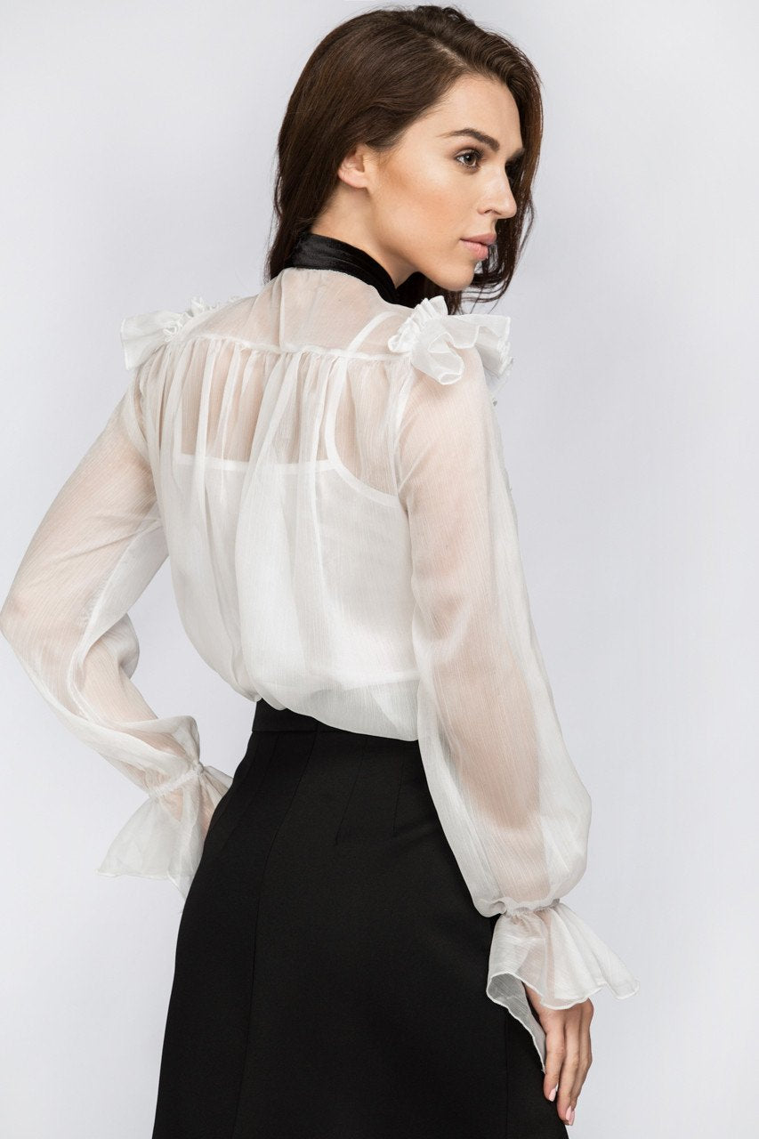 Black Gold Button Detail Skirt - ownthelooks-Development