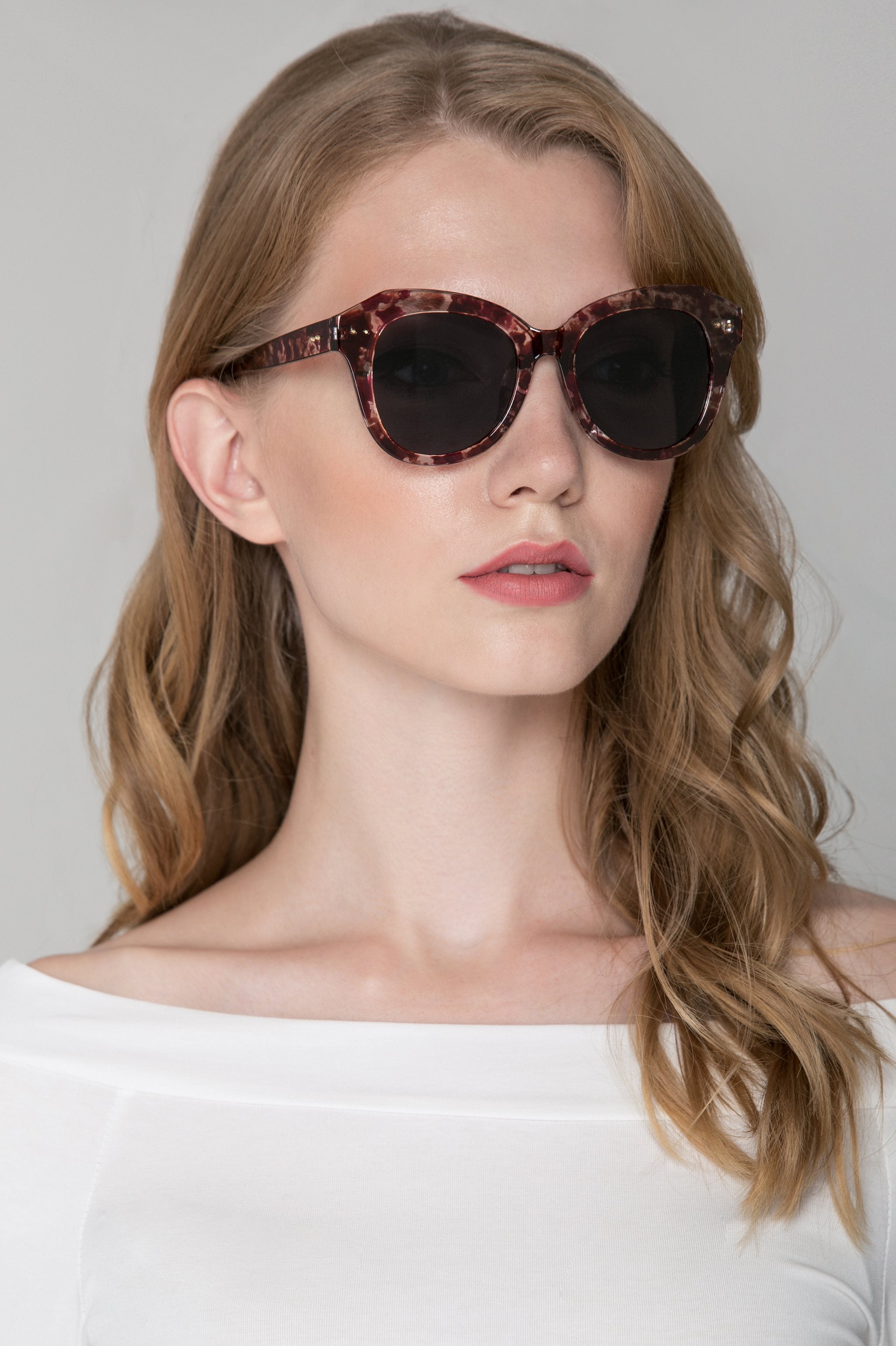 Violet Marble Sunglasses - ownthelooks-Development