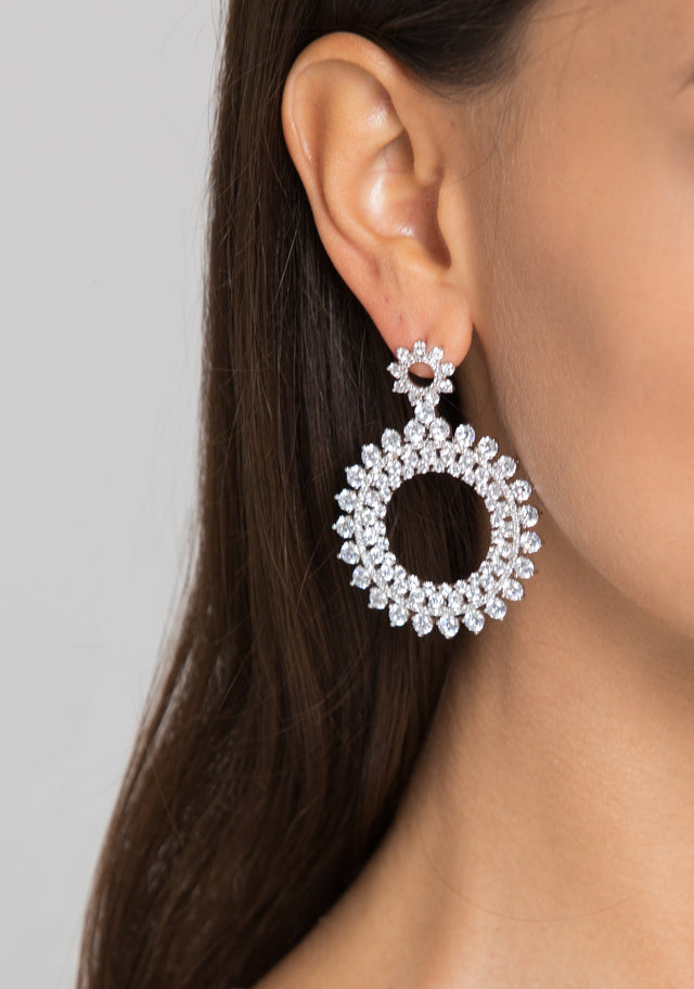 Diamond Sun Earrings - ownthelooks-Development