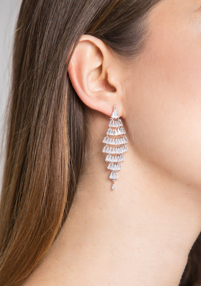 Tiered Diamond Earrings - ownthelooks-Development