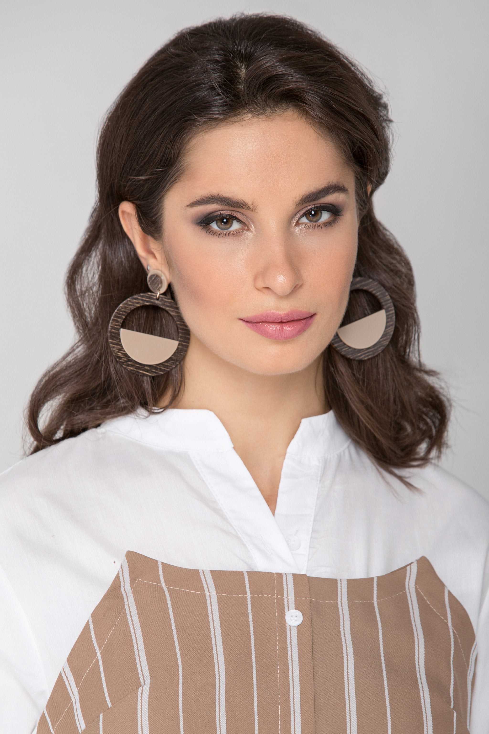 Houndstooth Oversized Dome Button Detail Cardigan OwnTheLooks - ownthelooks-Development