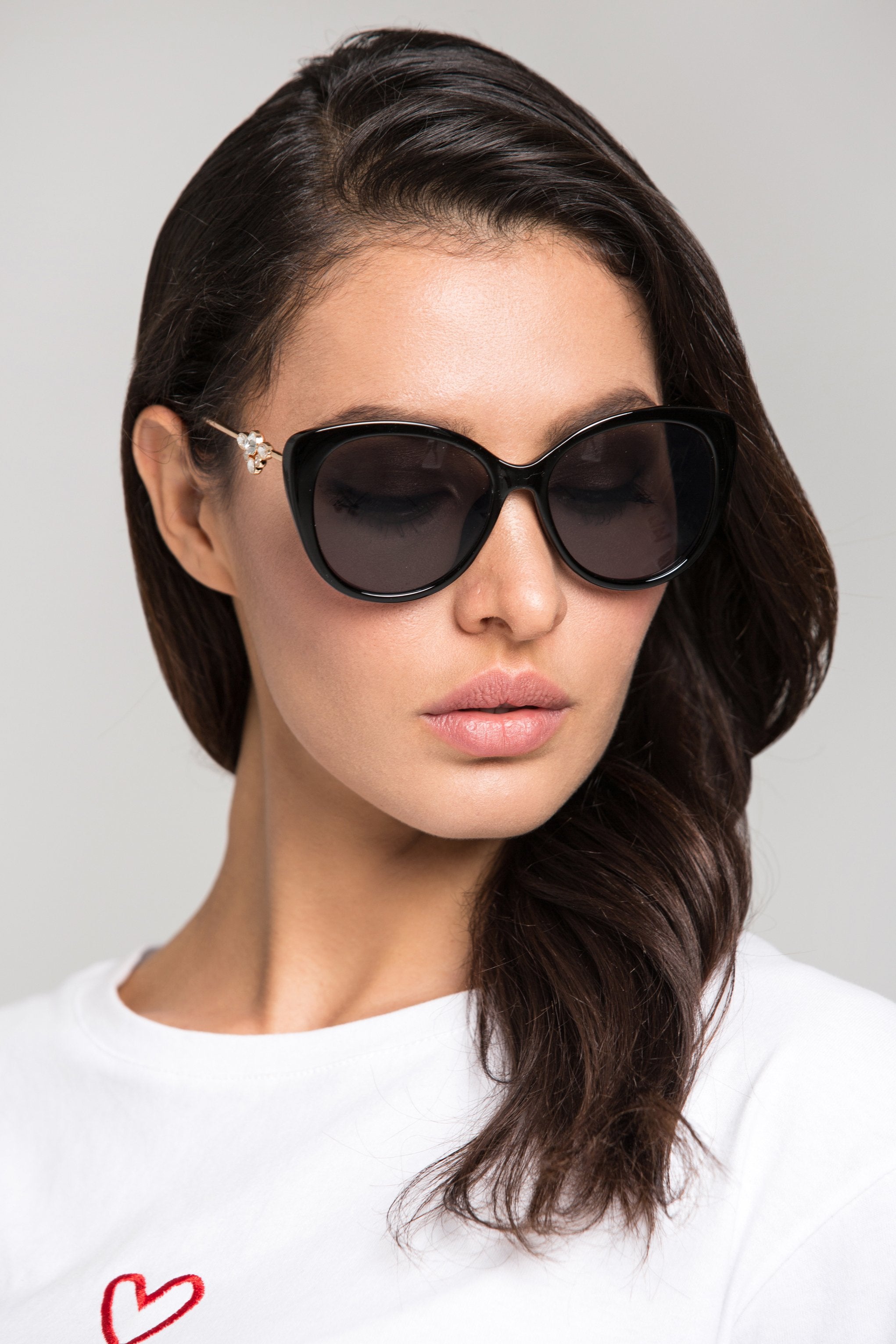 Black Jewel Temple Sunglasses - ownthelooks-Development