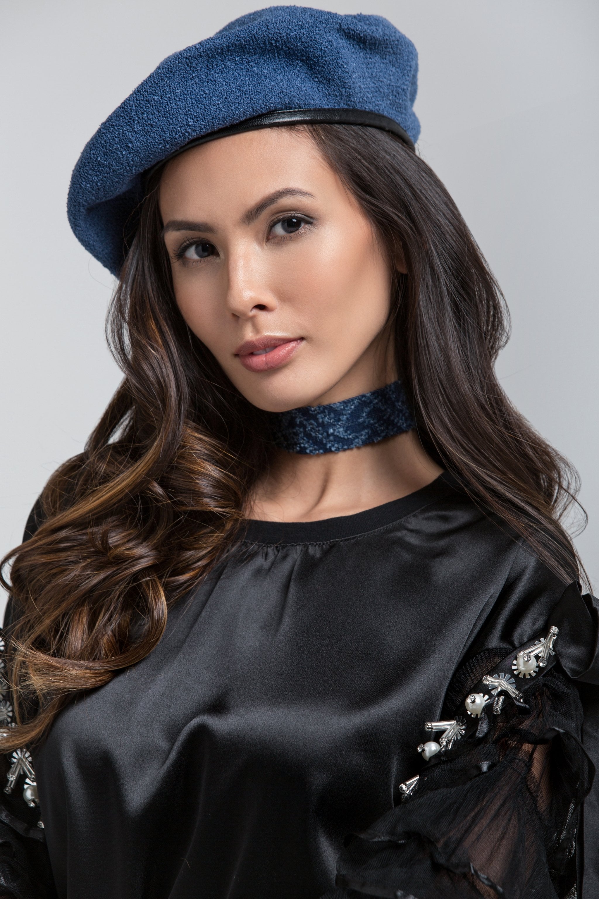 Blue Beret Hat - ownthelooks-Development