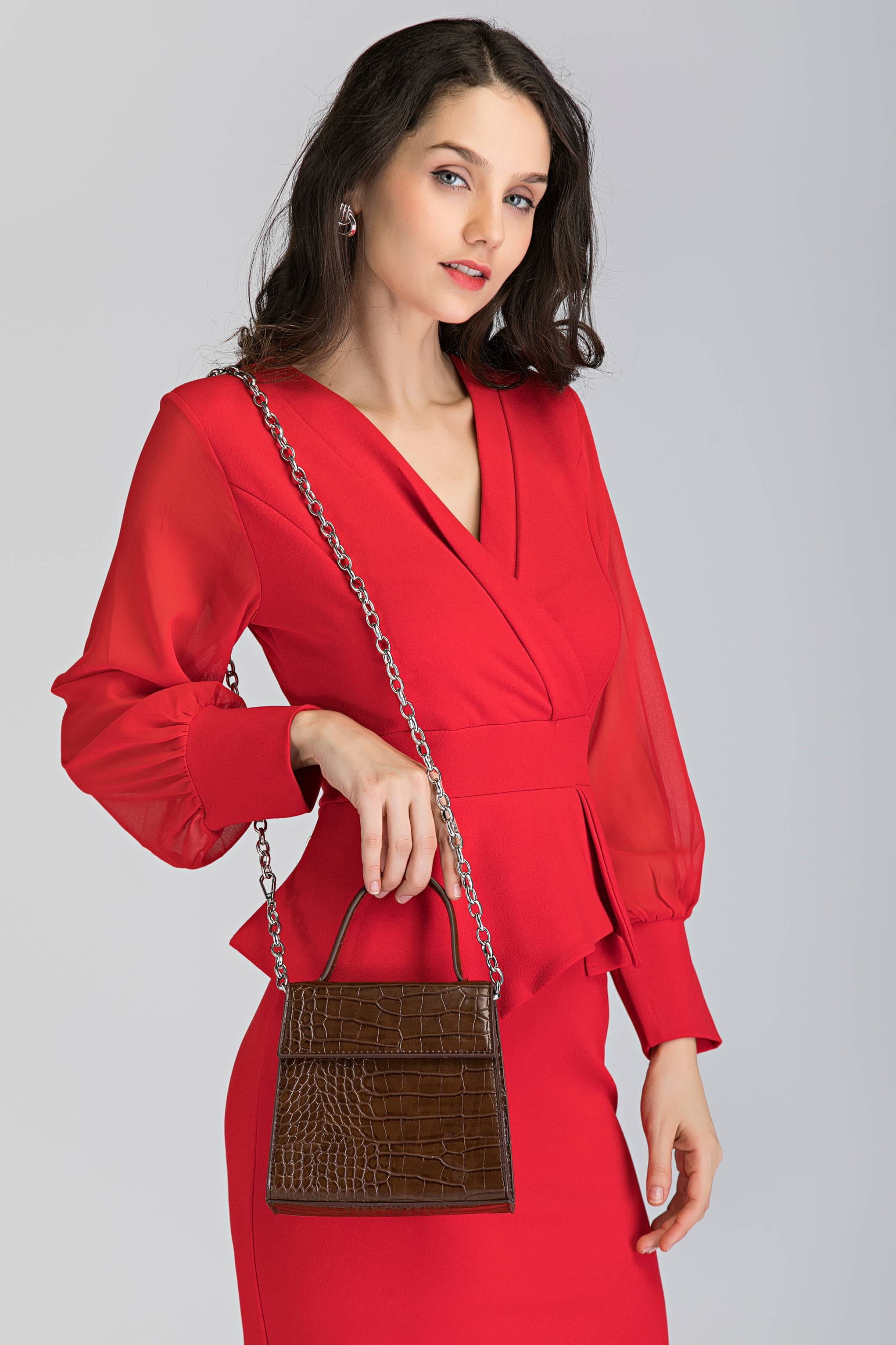 Brown Lady Tamsah Mini Handbag - ownthelooks-Development